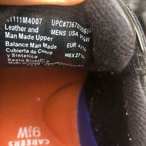 Dr. Scholls Careers Dave Men's Black Leather - Picture 8 of 11